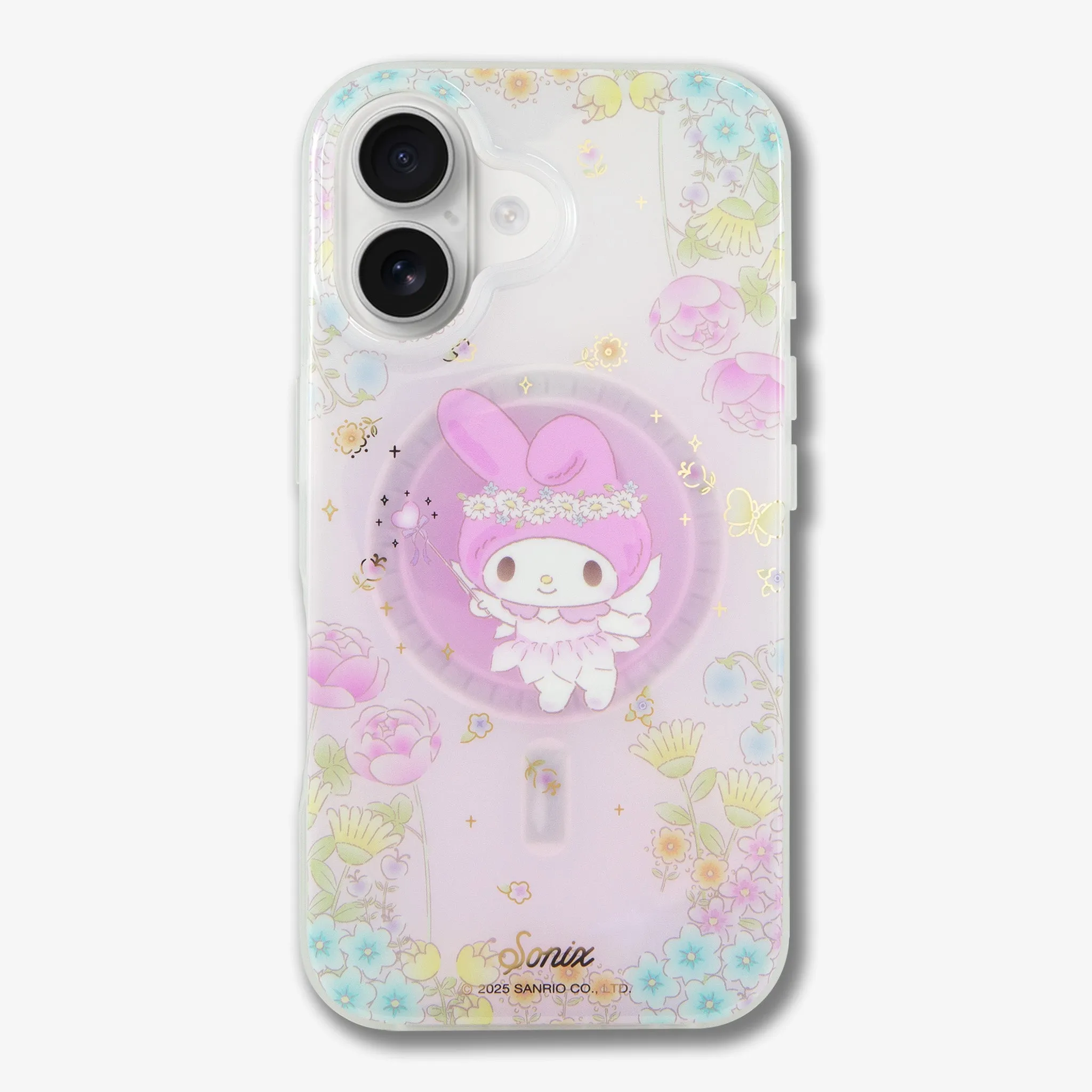 Tight Fit Minimal Edge My Melody? Fairy 50th Anniversary MagSafe? Compatible iPhone Case