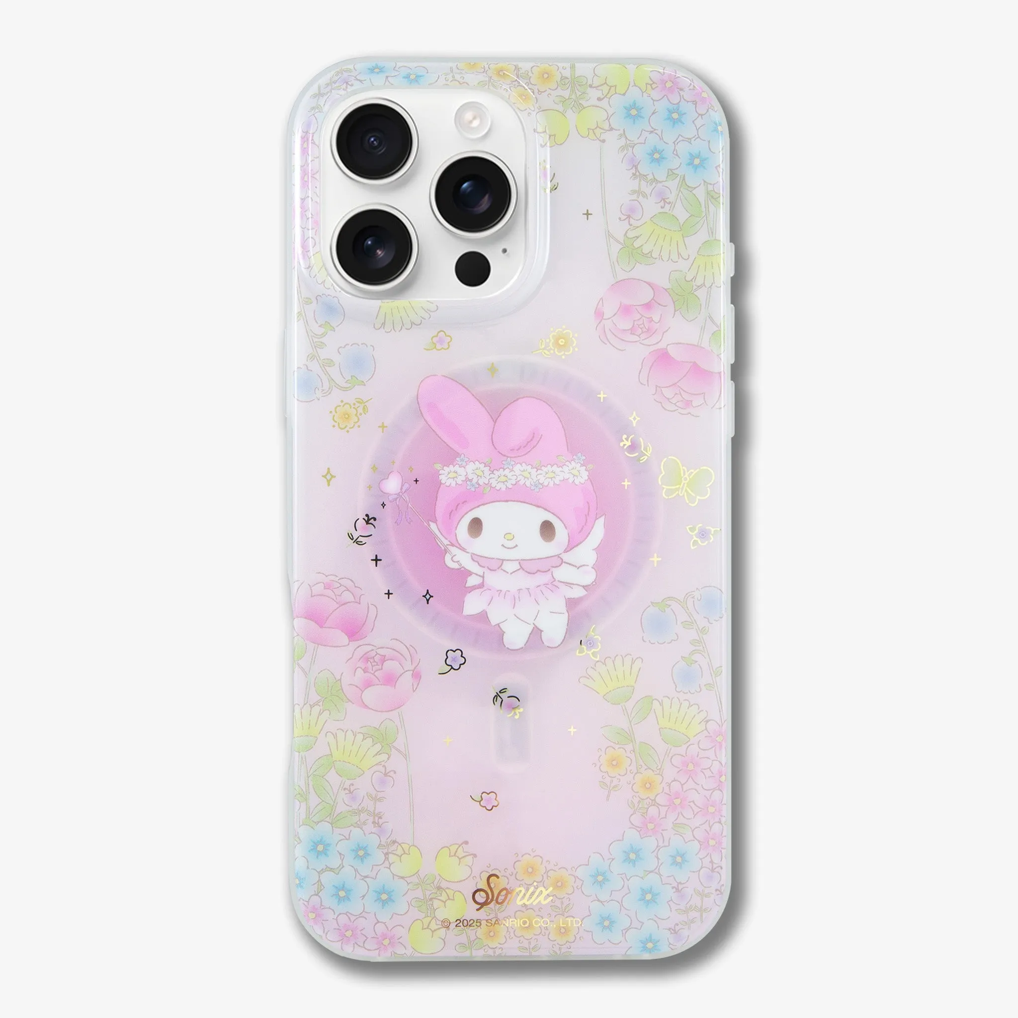 Smooth Layer My Melody? Fairy 50th Anniversary MagSafe? Compatible iPhone Case