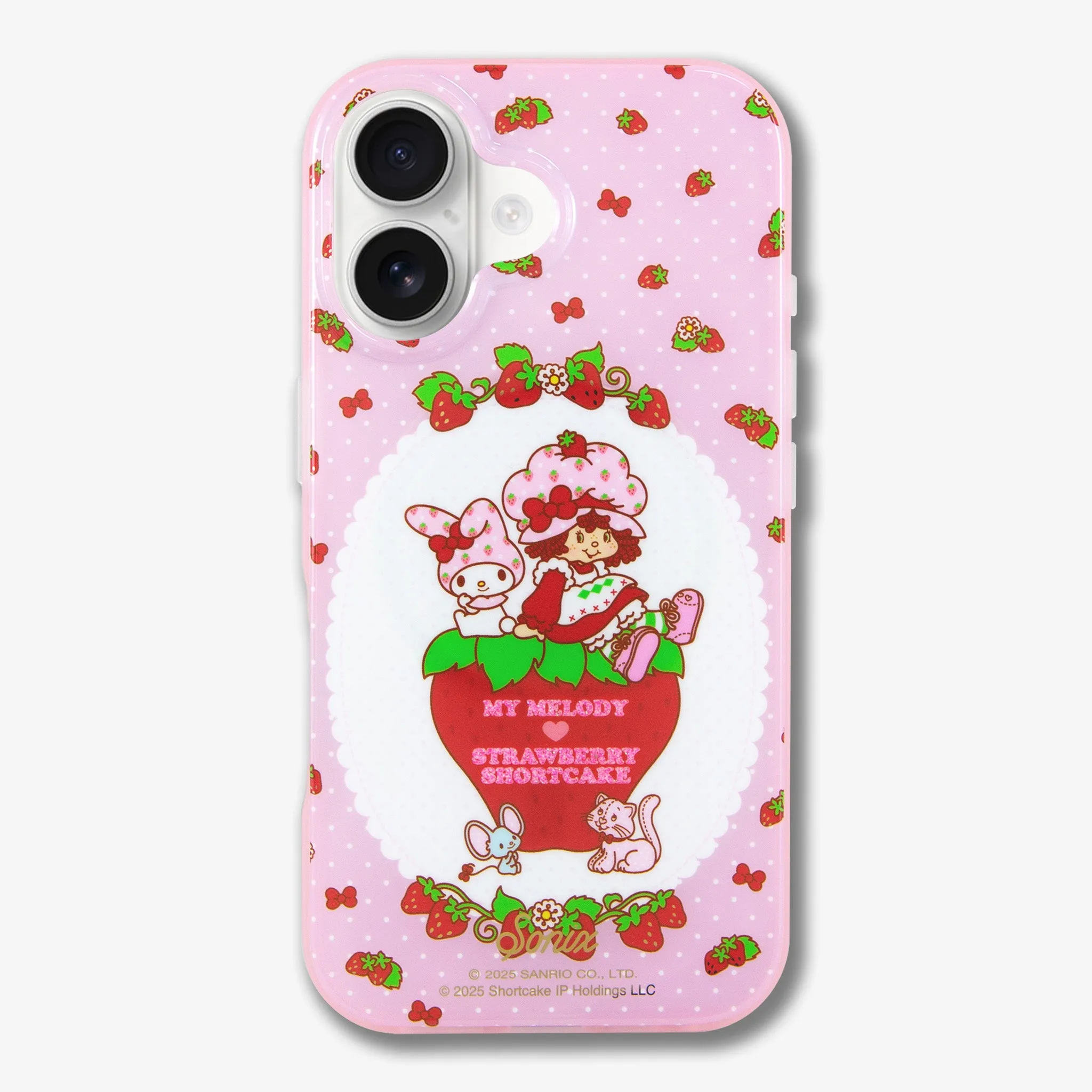 My Melody? x Strawberry Shortcake? MagSafe? Compatible iPhone Case Comfort Build
