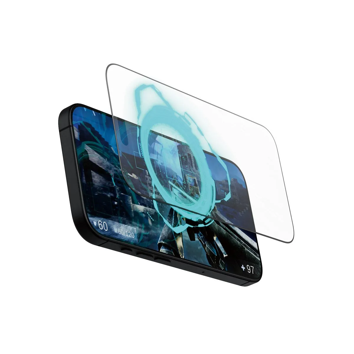 PanzerGlass? Gaming Screen Protector iPhone 16 Pro | Ultra-Wide Fit Office Device Shield protective front cover