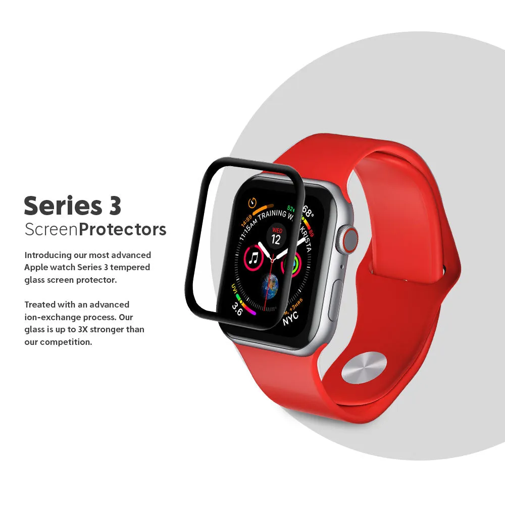 Screen Shield Max Elite affordable screen protector NanoArmour for Apple Watch Screen Protector Series 3