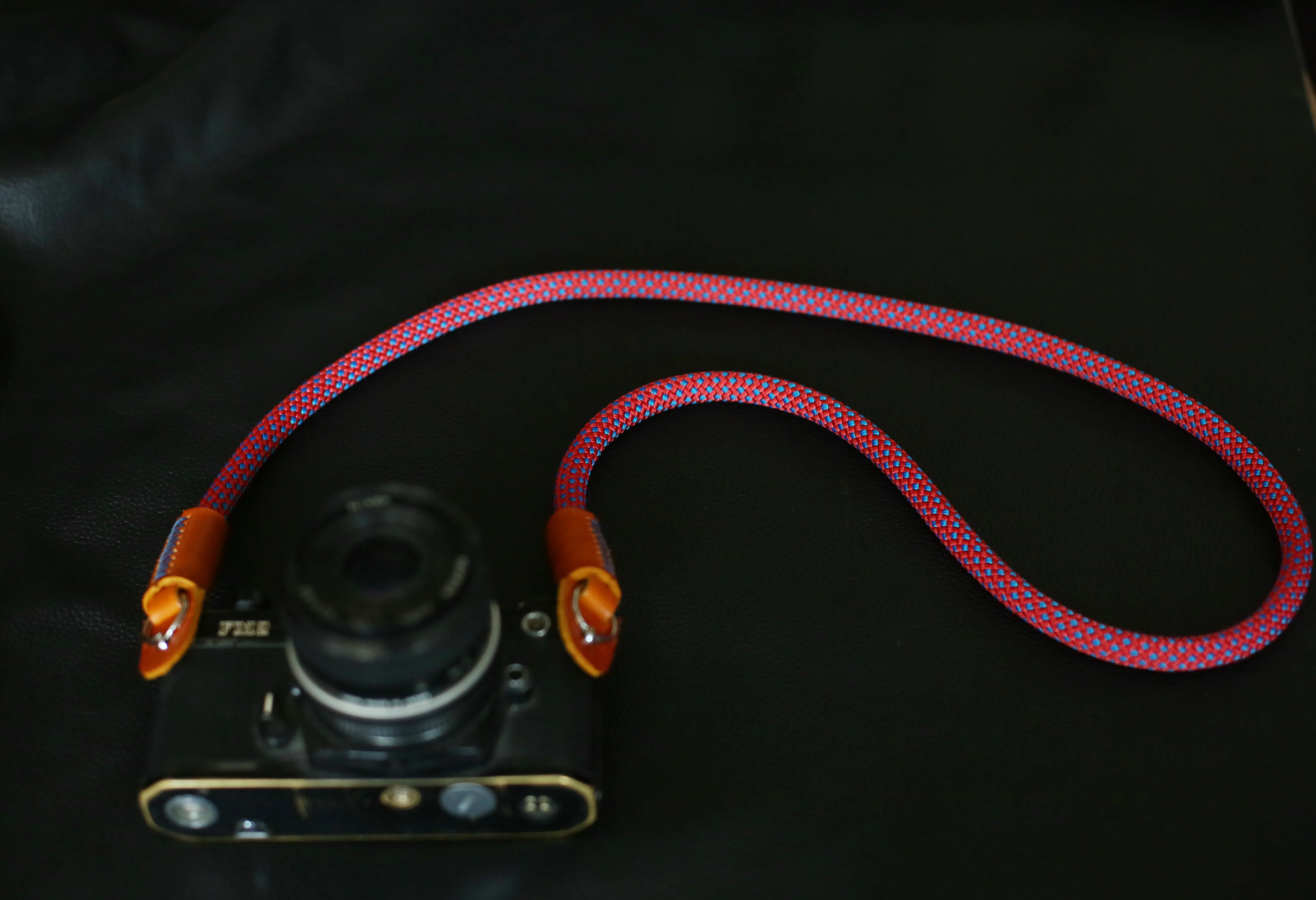 Comfortable Handmade Camera Strap Elf Red Climbing Rope E &Windmup.com
