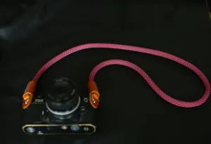 Comfortable Handmade Camera Strap Elf Red Climbing Rope E &Windmup.com
