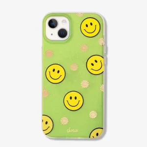 Durable Build Neon Smiley Yellow Magsafe? Compatible iPhone Case