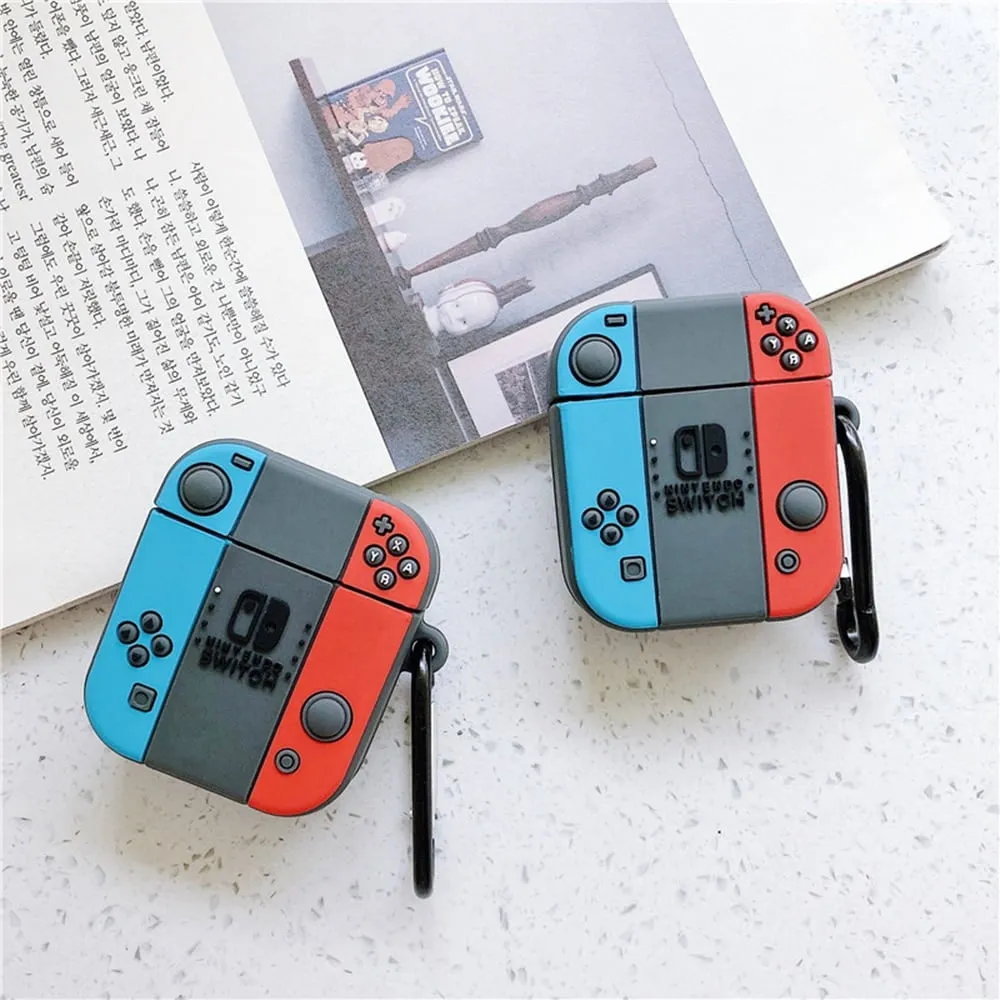 Modern Protective Shell Durable Texture Protector NINTENDO SWITCH SILICONE AIRPODS CASE COVER FOR 1/2, 3 AND AIRPODS PRO