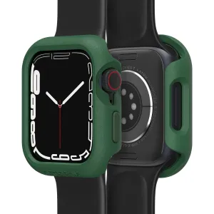 Rugged Case Carbon Look OtterBox Apple Watch 45mm Bumper Case (Green)