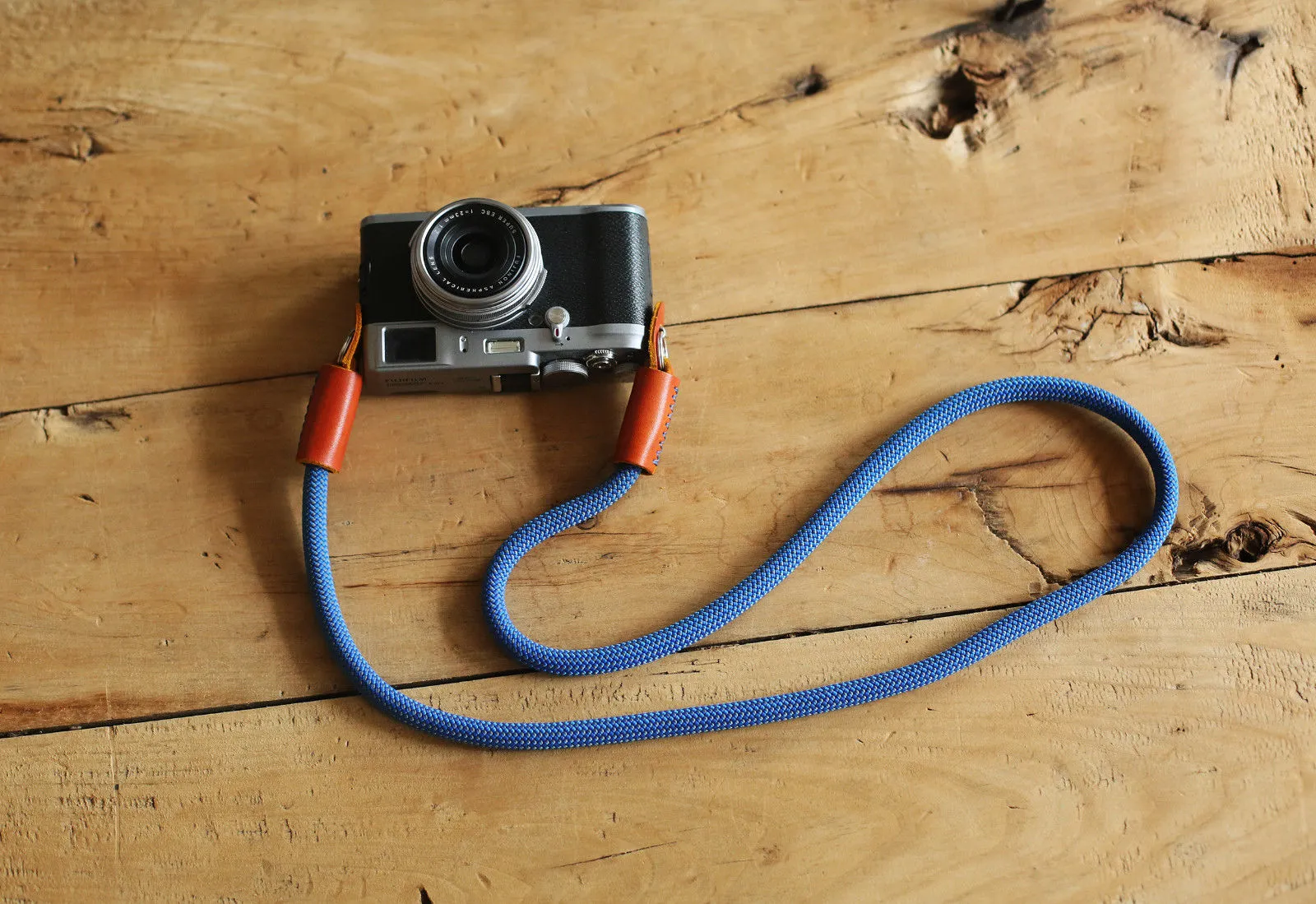 Ergonomic Band Elegant Colors Camera Strap Handmade gray blue Climbing Rope yellow brown leather &Windmup.com