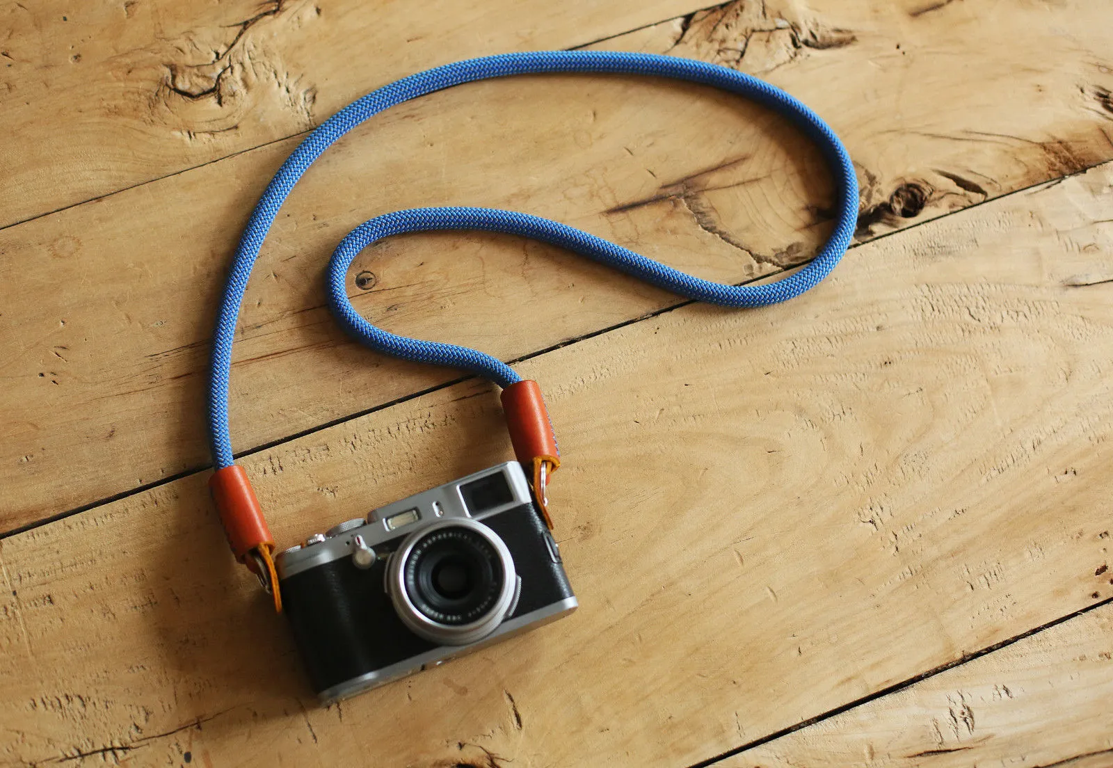 Gym Use Magnetic Band Camera Strap Handmade gray blue Climbing Rope yellow brown leather &Windmup.com