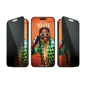 stylus friendly film Screen Armor Max Pro PanzerGlass? Privacy Screen Protector iPhone 15 Pro Max | Ultra-Wide Fit w. EasyAligner