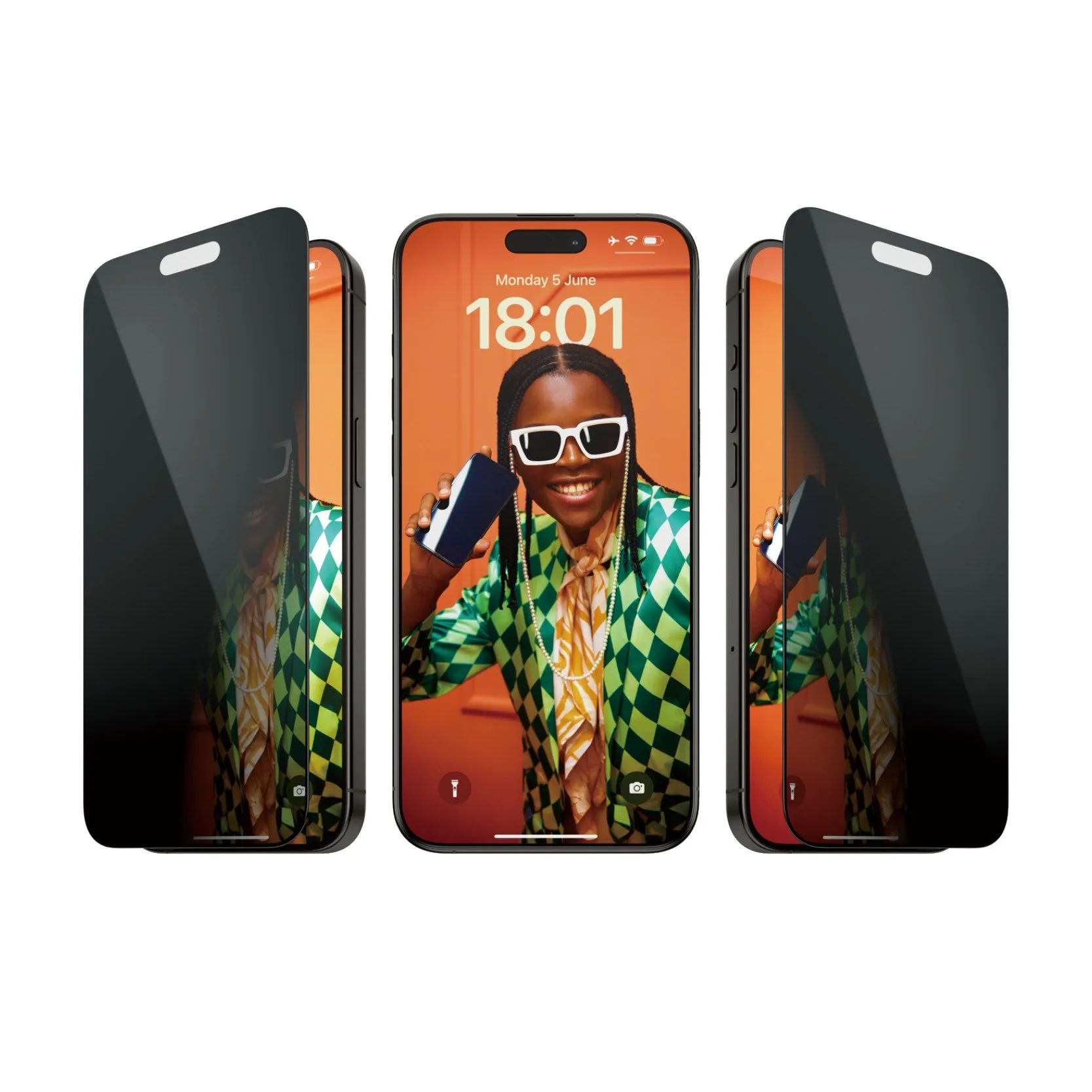 stylus friendly film Screen Armor Max Pro PanzerGlass? Privacy Screen Protector iPhone 15 Pro Max | Ultra-Wide Fit w. EasyAligner