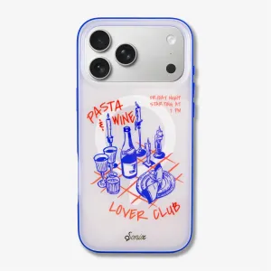Pasta & Wine MagSafe? Compatible iPhone Case Clear Back Durable Texture Layer