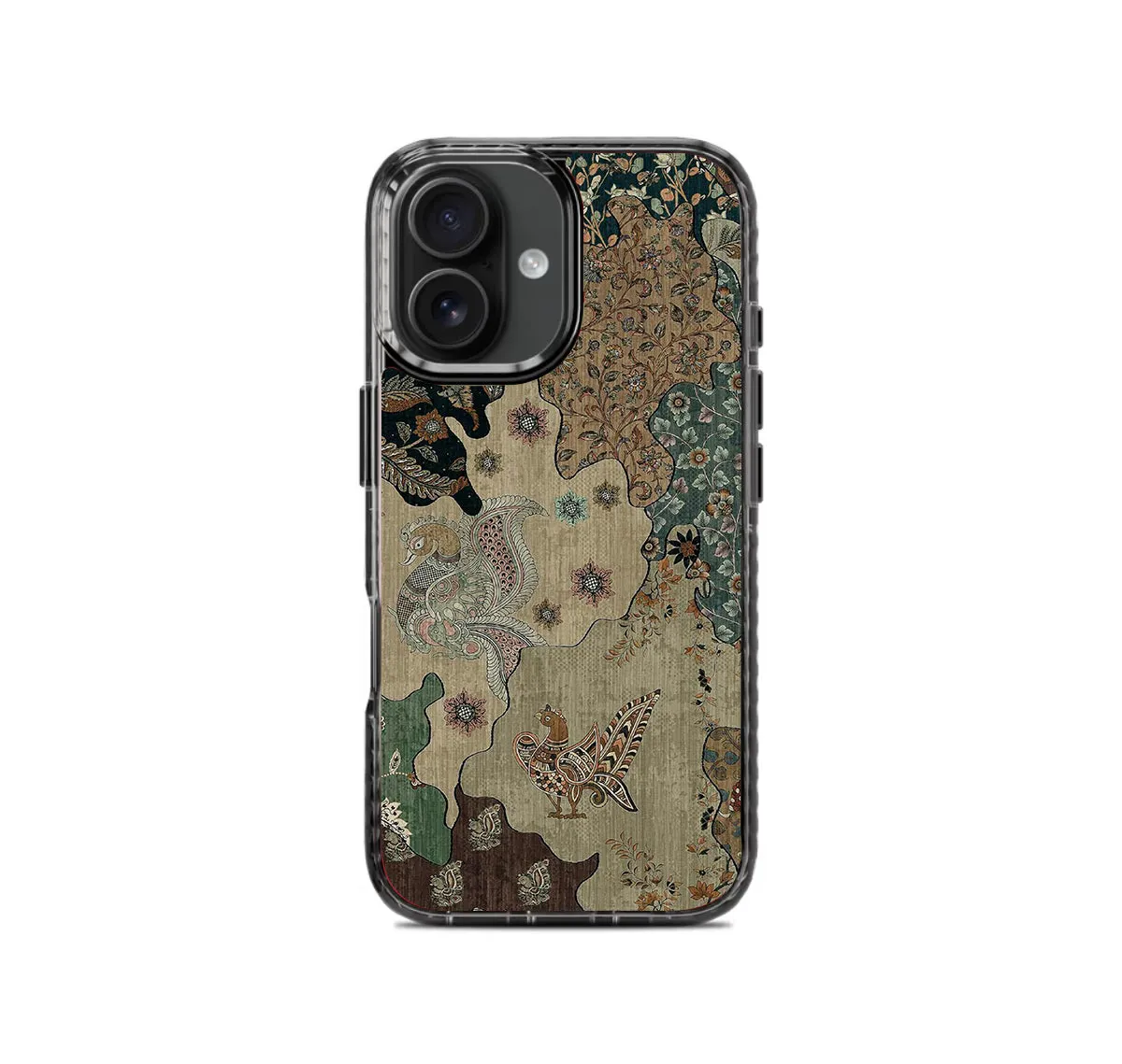 Peacock Art Print Stride 2.0 Phone Case Cover Transparent Look Comfort grip design