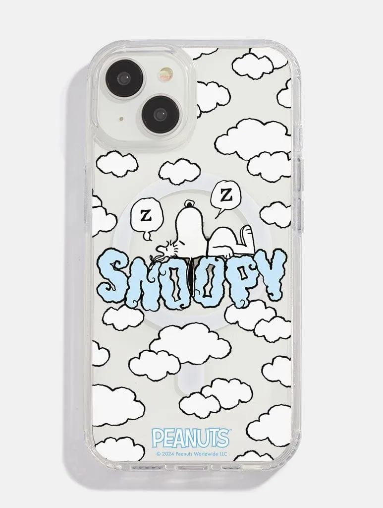Peanuts x Skinnydip Snoopy Clouds MagSafe iPhone Case Vivid Surface Detail Ergonomic grip