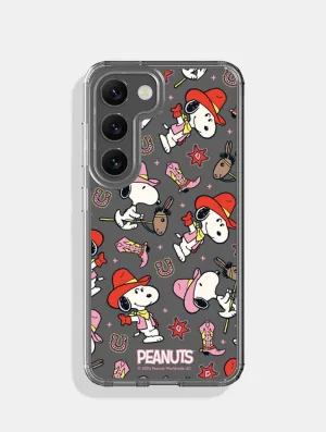 Peanuts x Skinnydip Snoopy Cowboy Android Case Modern feature