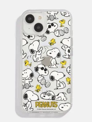 Peanuts x Skinnydip Snoopy Repeat MagSafe iPhone Case Artistic Design Soft Layer