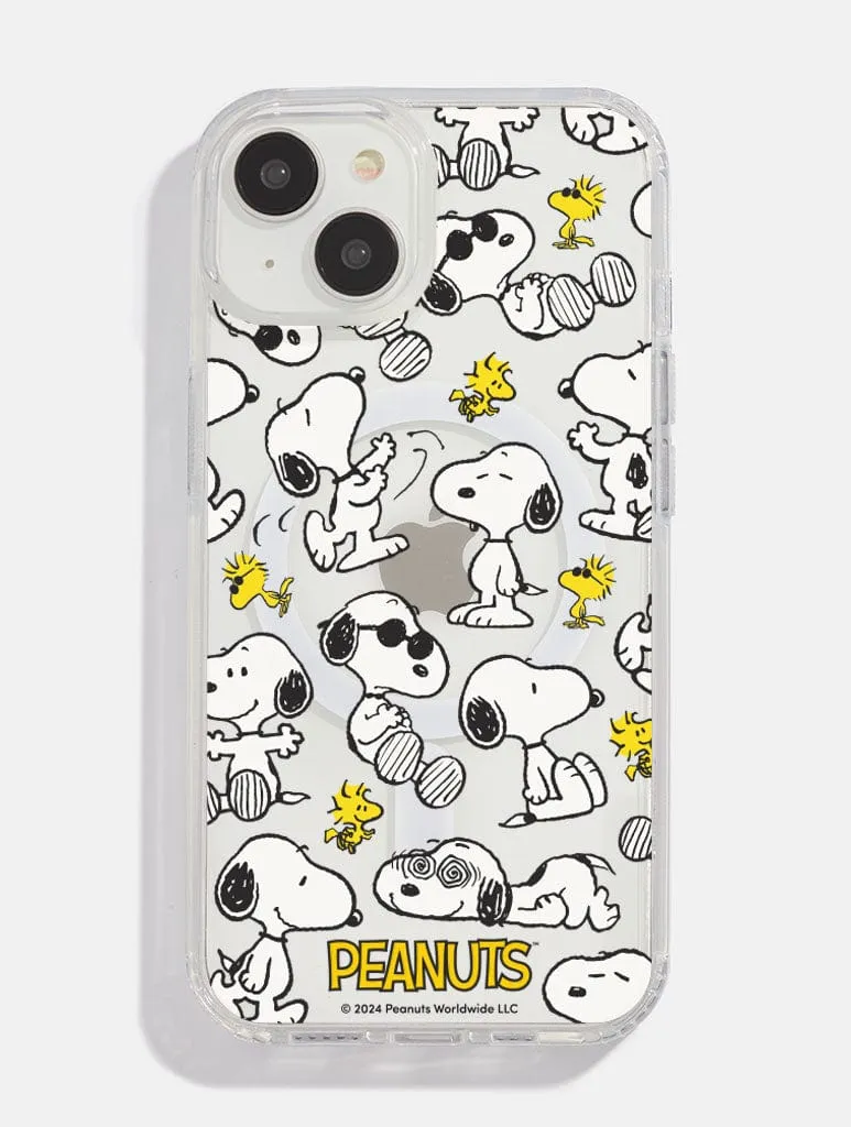 Peanuts x Skinnydip Snoopy Repeat MagSafe iPhone Case Anti scratch Comfort grip design