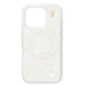Pearlized Case MagSafe White for iPhone 16 Pro Max Fashion Statement