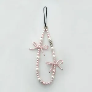 Hand Band Soft Touch Band Pink Bow Wrist Strap