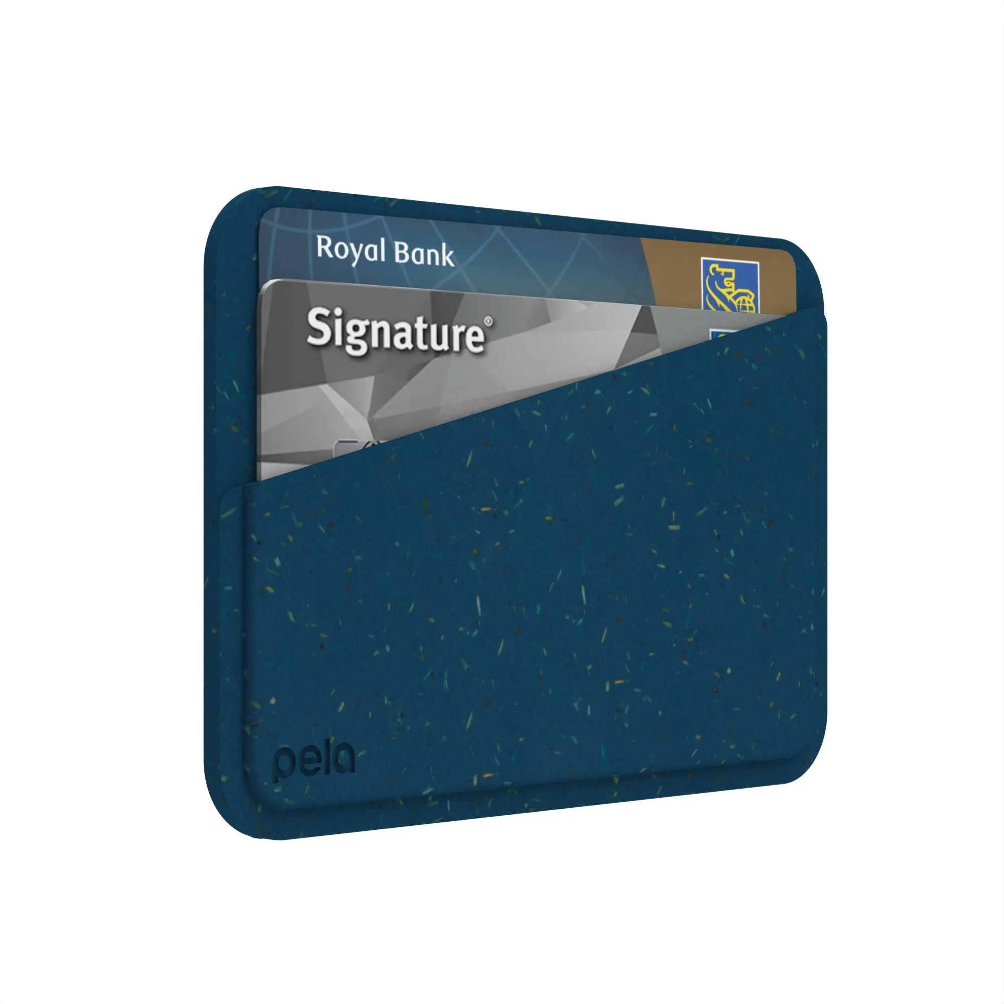 Soft Leather Stormy Blue Mini Wallet