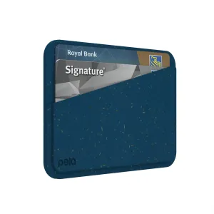 Soft Leather Stormy Blue Mini Wallet