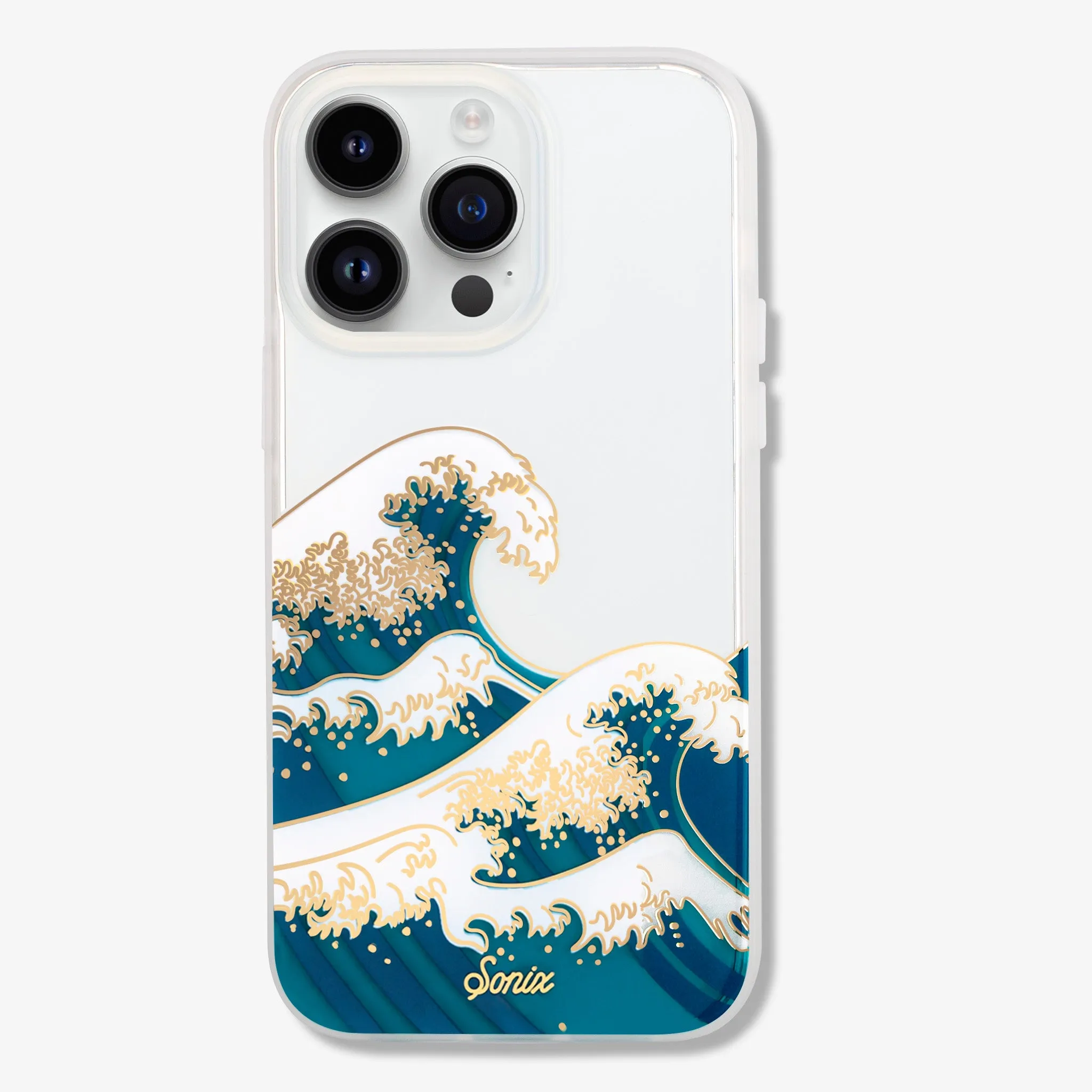Tokyo Wave iPhone Case Protective Frame Design
