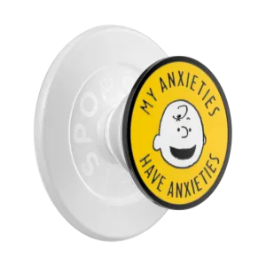 Enamel My Anxieties Have Anxieties PopGrip for MagSafe Grip Multi Pop Socket Stylish Gift