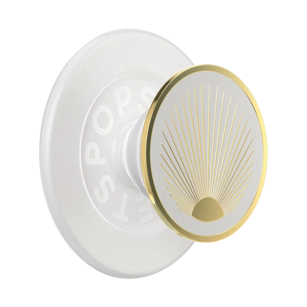 Lite One Grip Pop Socket Glossy Gift Enamel Radiant White PopGrip for MagSafe