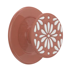 Hero Max Grip Grip Edge Ultra Glazed Terracotta PopGrip for MagSafe