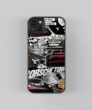 Porsche Turbo Car Glass Phone Case Cover Sleek Profile Subtle design