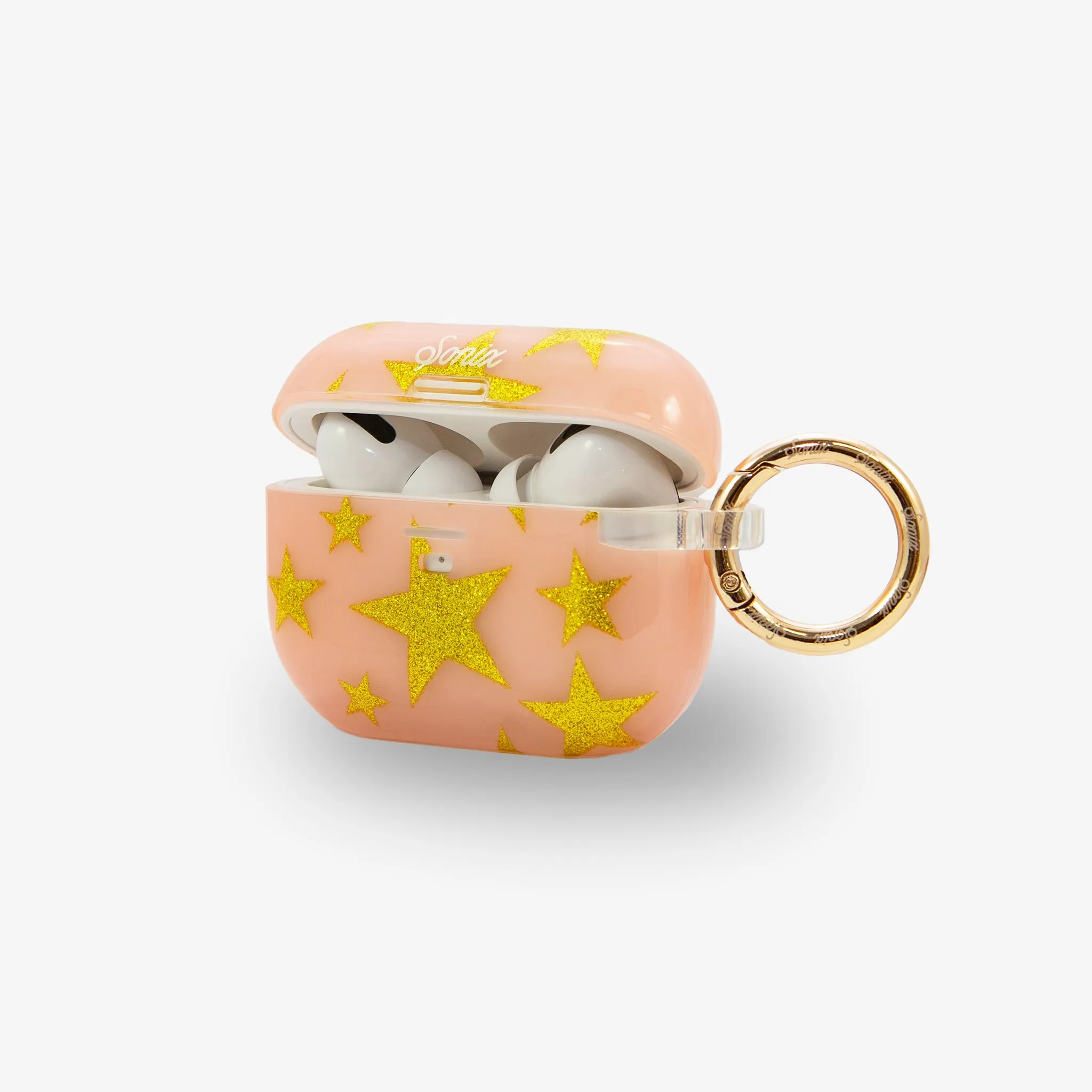Starry Pink AirPods Case Convenient Audio Storage