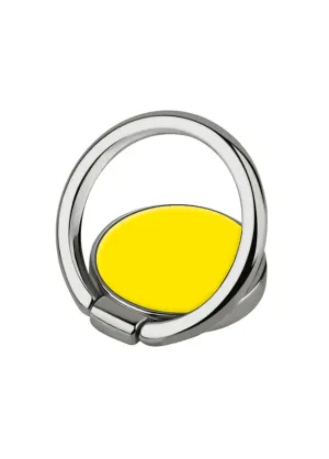Yellow Adhesive Phone Ring Stand Rotating Base Ring