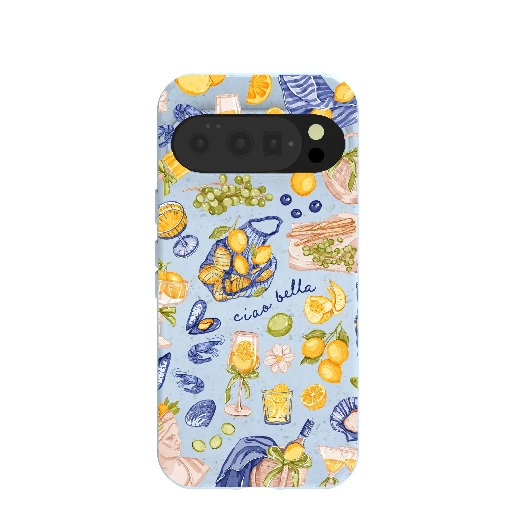 Powder Blue Ciao Bella Google Pixel 10/10 Pro Case Slim Edge