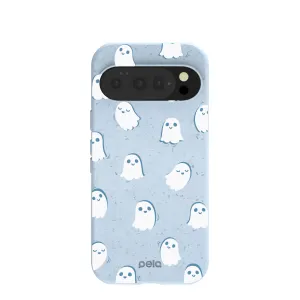 Powder Blue Ghostly Google Pixel 10/10 Pro Case Non slip grip Portable Shield