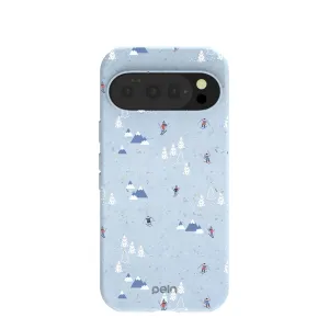 Tactile Feel Powder Blue Ski Pass Google Pixel 10/10 Pro Case