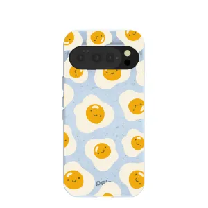 Powder Blue Sunny Side Up Google Pixel 10/10 Pro Case Universal Fit