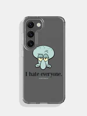 Slim Profile Lightweight Build SpongeBob x Skinnydip Squidward I Hate Everyone Android Case