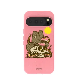 Bubblegum Pink Snakebite Google Pixel 10/10 Pro Case Premium Craft Matte Pattern Layer