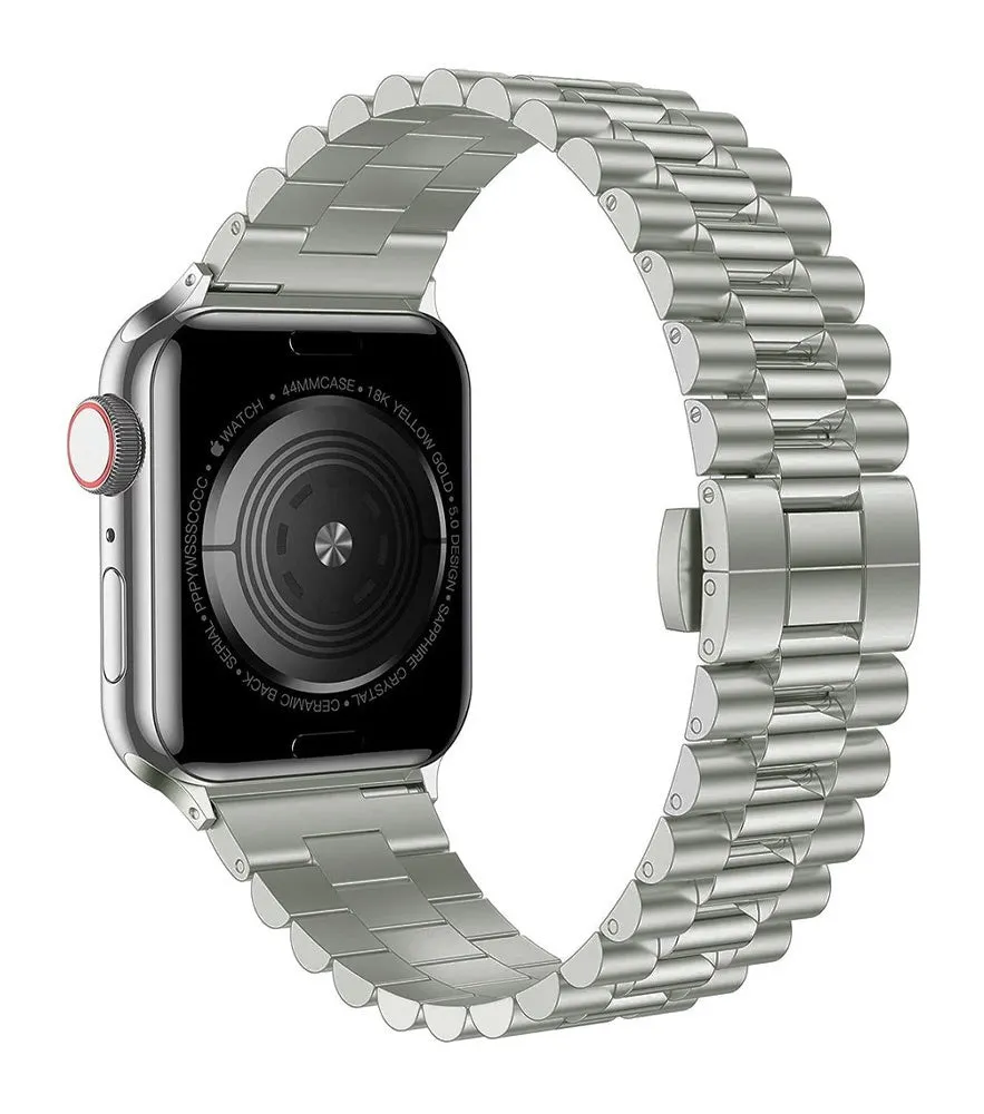 Apple Watch Steel Strap Presidential (Titanium) Everyday Performance All Purpose Comfort