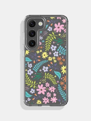 Simple Style Hybrid Pattern Pretty Floral Android Case