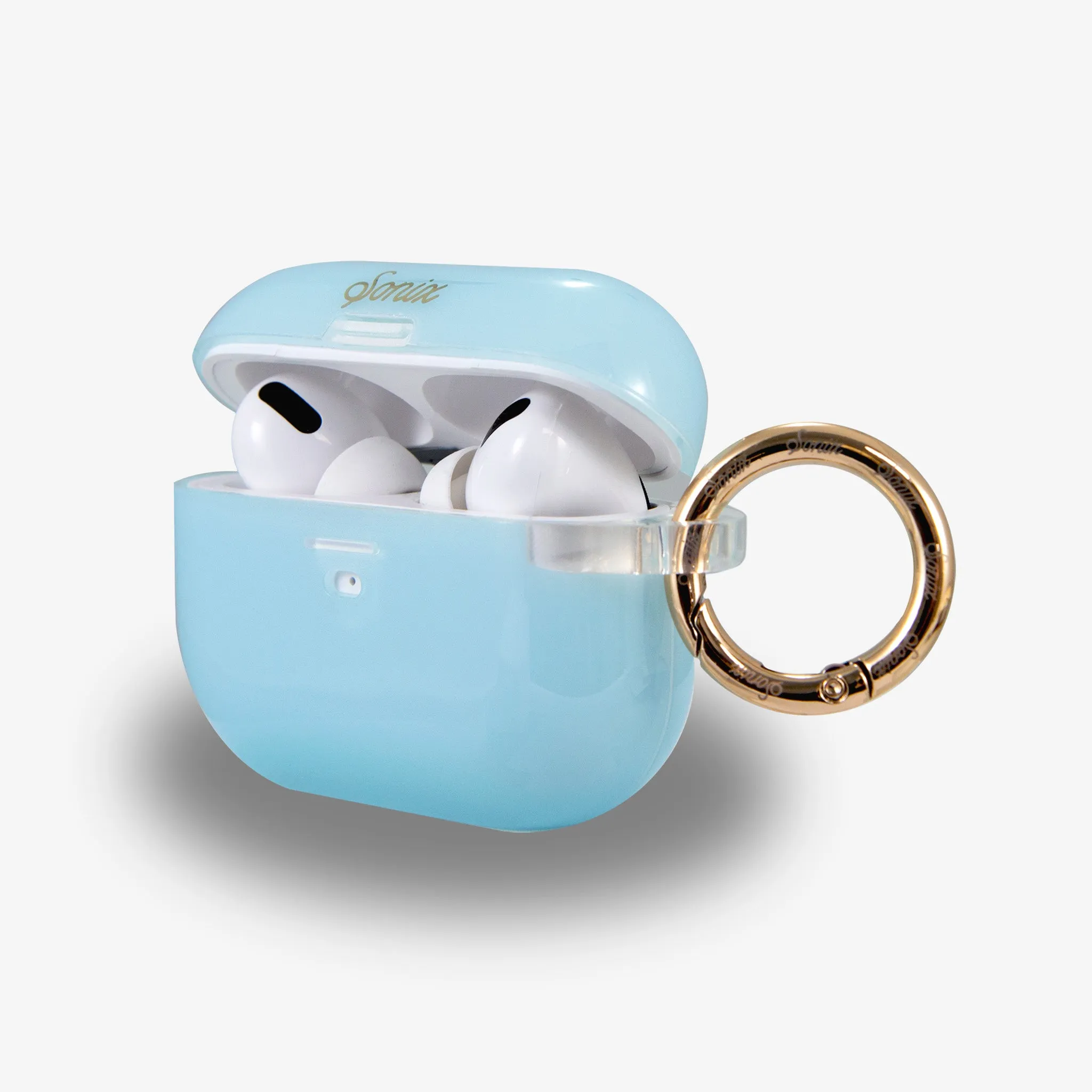 dustproof storage protector Jelly Sky Blue AirPods Case