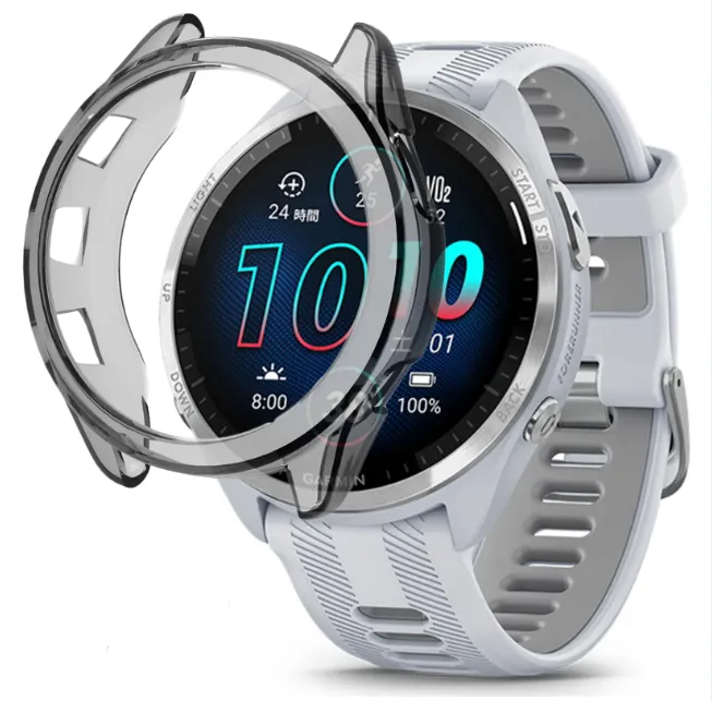 Garmin Forerunner 265 TPU Cover (Transparent-Black) fitness gear