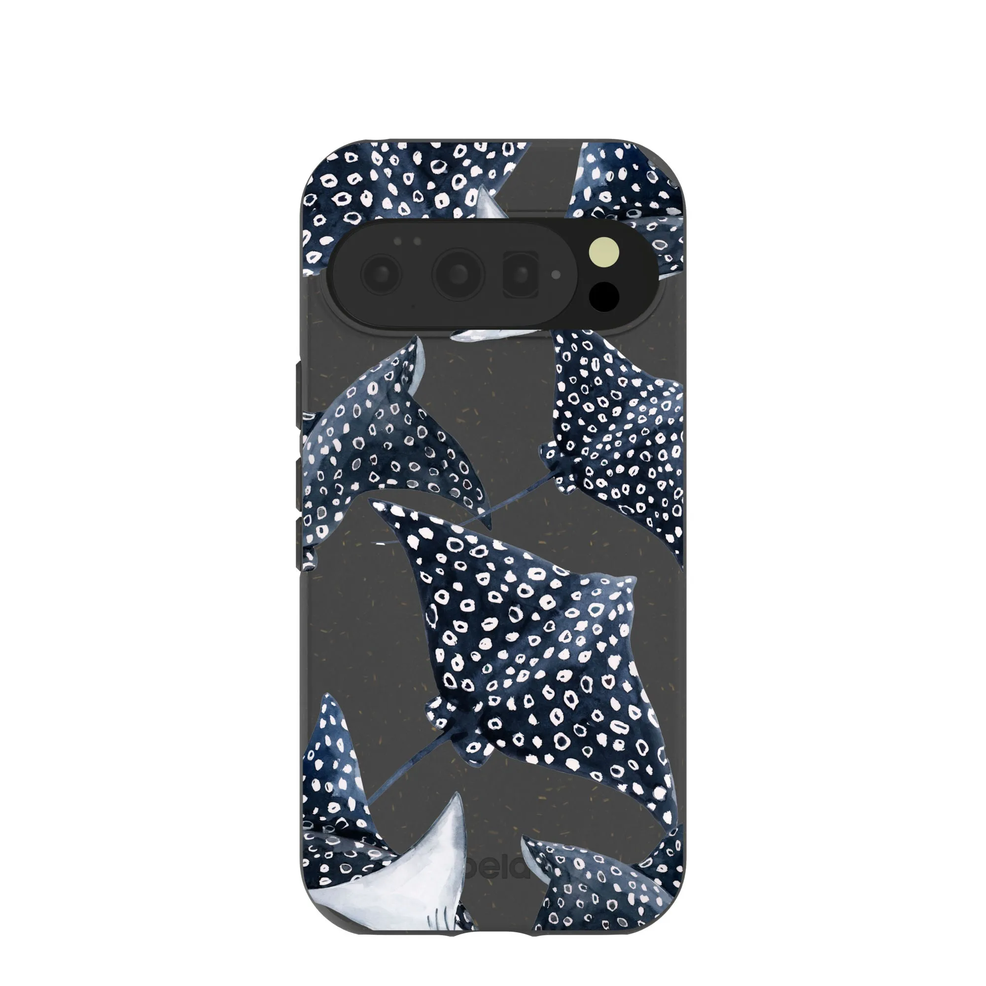 Black Midnight Rays Google Pixel 10/10 Pro Case Compact Grip