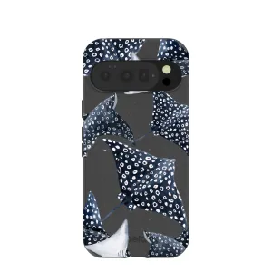 Black Midnight Rays Google Pixel 10/10 Pro Case Compact Grip