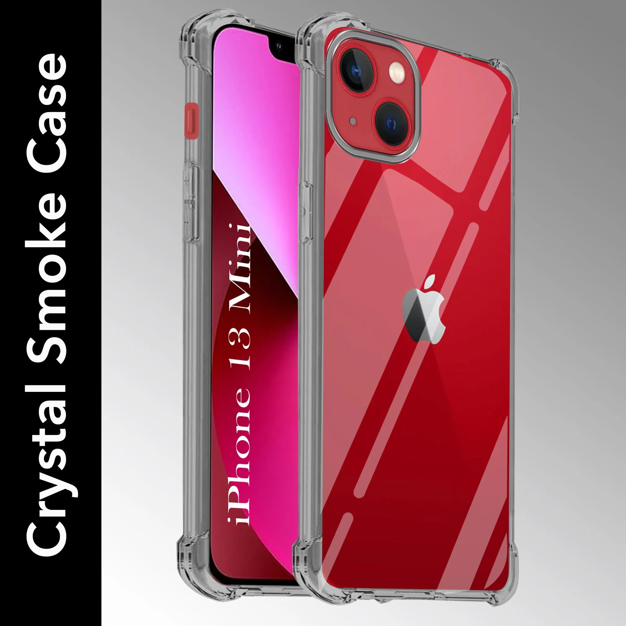 Slim Comfort Rugged Protection For Apple iPhone 13 Mini Back Cover (Shockproof Crystal Clear Case |  Drop & Camera Protection | Hard Polycarbonate)