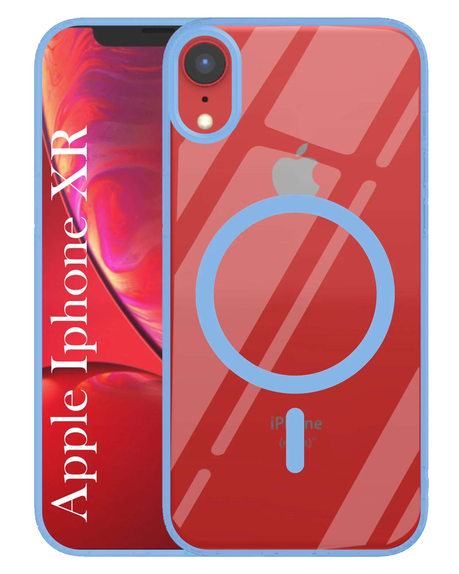 Flexible Feel For Apple iPhone XR Back Cover Case (MagSafe Compatible Wireless Charging | Hybrid Camera Bump Protection | Shockproof Polycarbonate Material)