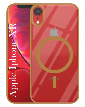 For Apple iPhone XR Back Cover Case (MagSafe Compatible Wireless Charging | Hybrid Camera Bump Protection | Shockproof Polycarbonate Material) Polished Touch