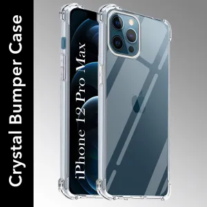 Clear Texture For Apple iPhone 12 Pro Max Back Cover (Shockproof Crystal Clear Case |  Drop & Camera Protection | Hard Polycarbonate)