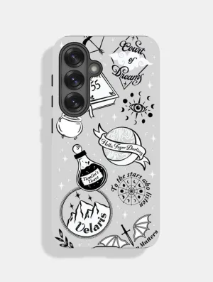 Creative Artwork Sleek Edge ACOTAR Sticker Ultra Protective Android Case