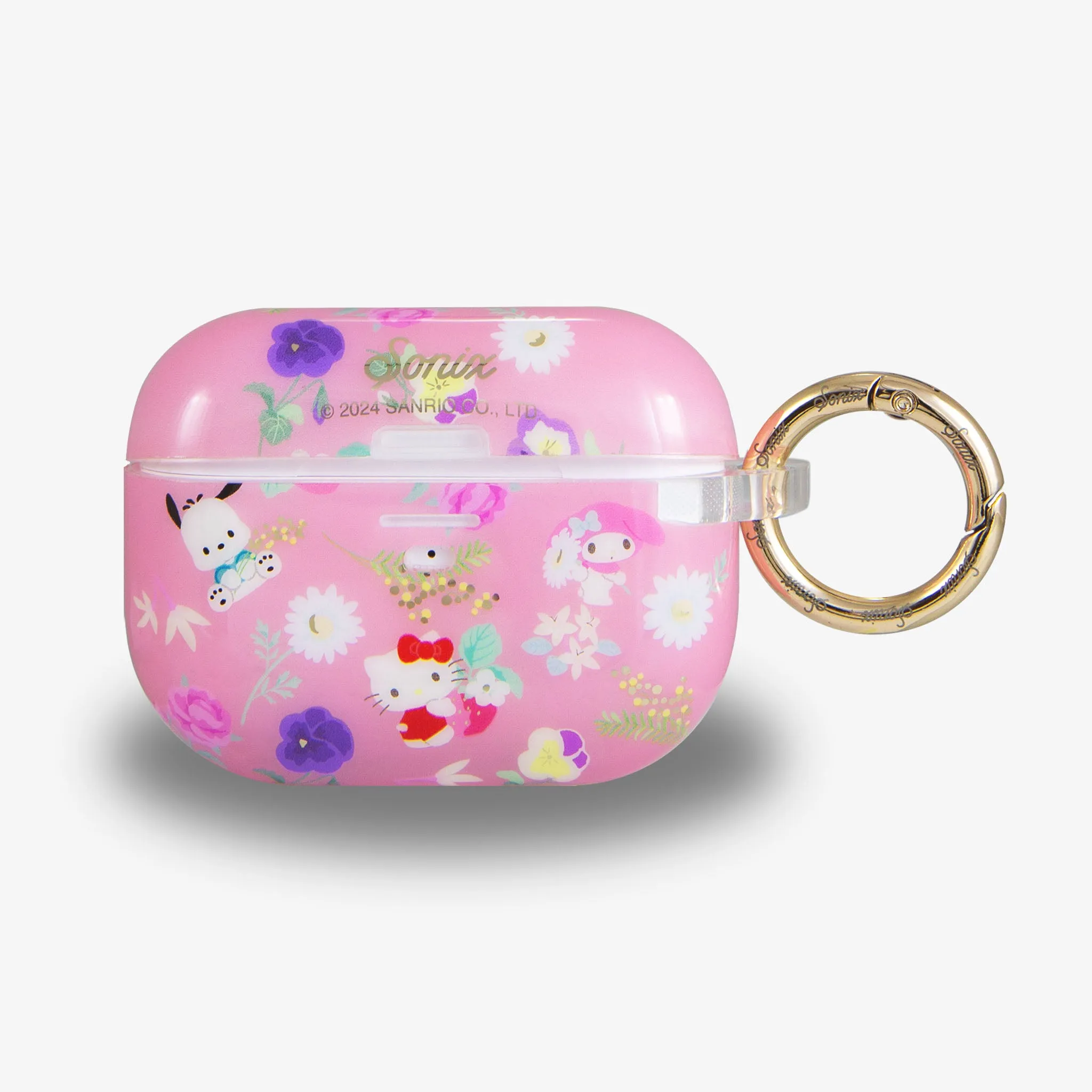Universal Fit Shell vibrant silicone airpods case Hello Kitty? & Friends Floral AirPods? Case