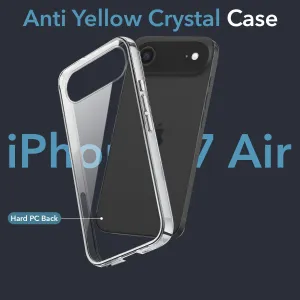 For Apple iPhone 17 Air Back Cover Case (Sleek Hard Crystal | Shockproof and Camera Protection) Sporty Design Sport Inspired